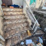 Novas externas começam coma limpeza do local