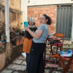 O QG que montamos no local pra poder fazer as gravações